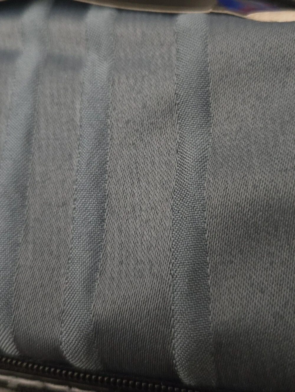 Mineral Blue Polyester Curtain Panel